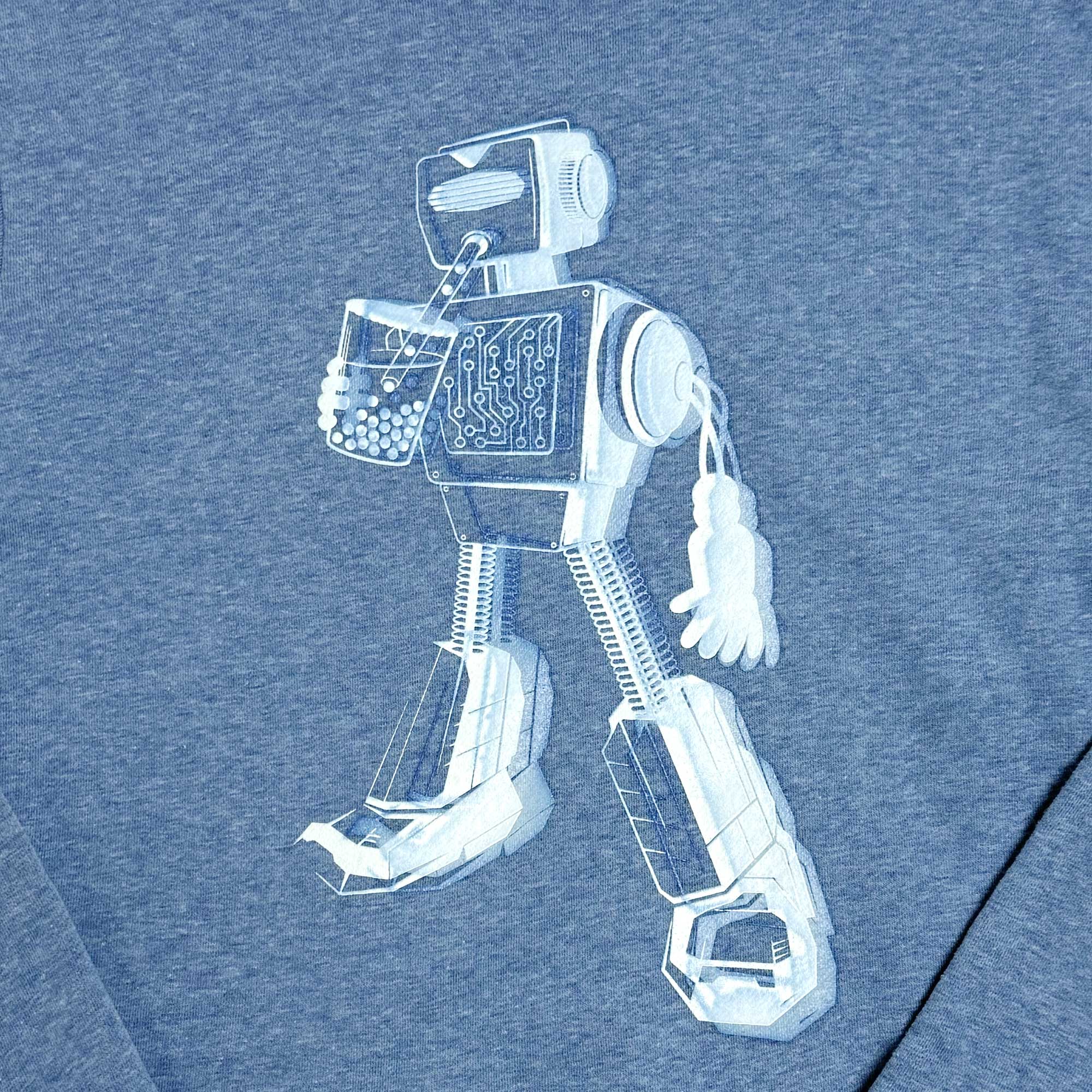 Double Shot Boba Bot Glow in the Dark Crewneck