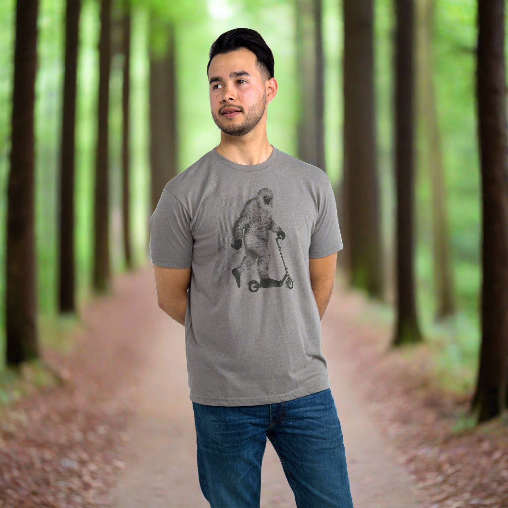 Sasquatch graphic t-shirt by Story Spark