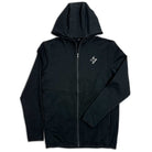 Ignite full zip hooded jacket in black by STORY SPARK