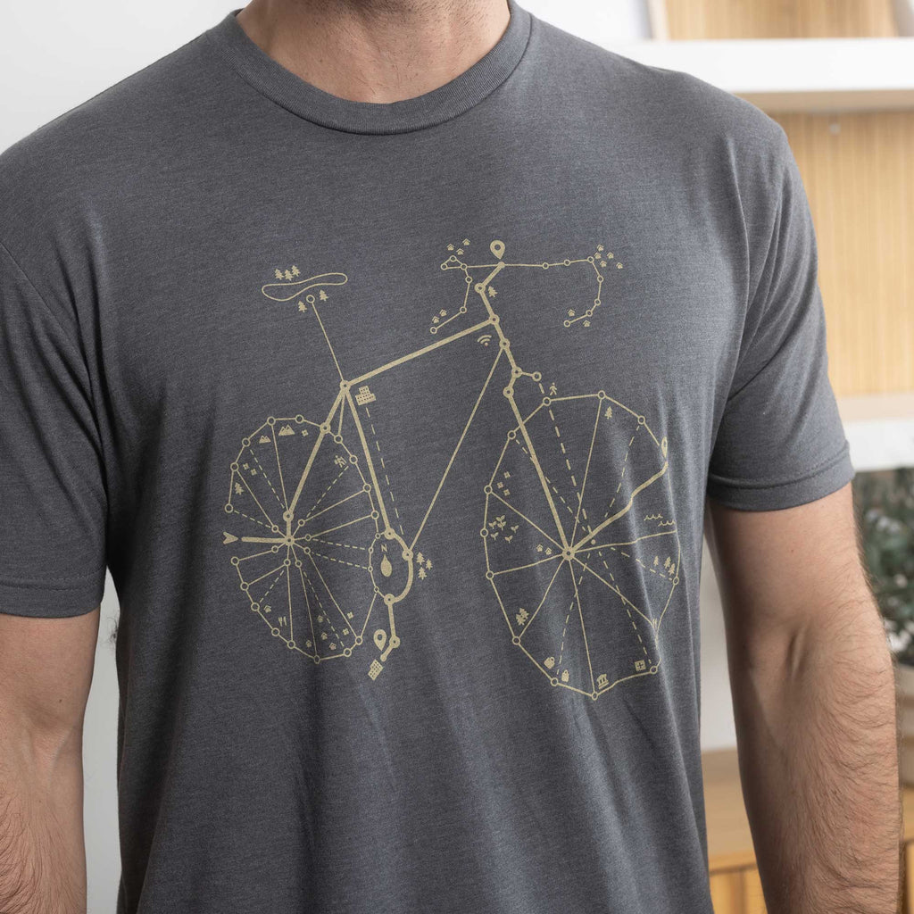 Cool Bike Graphic T-shirt for Cyclists by STORY SPARK