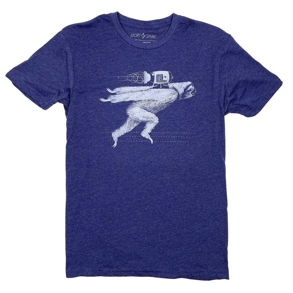Rocket Sloth T-shirt-STORY SPARK