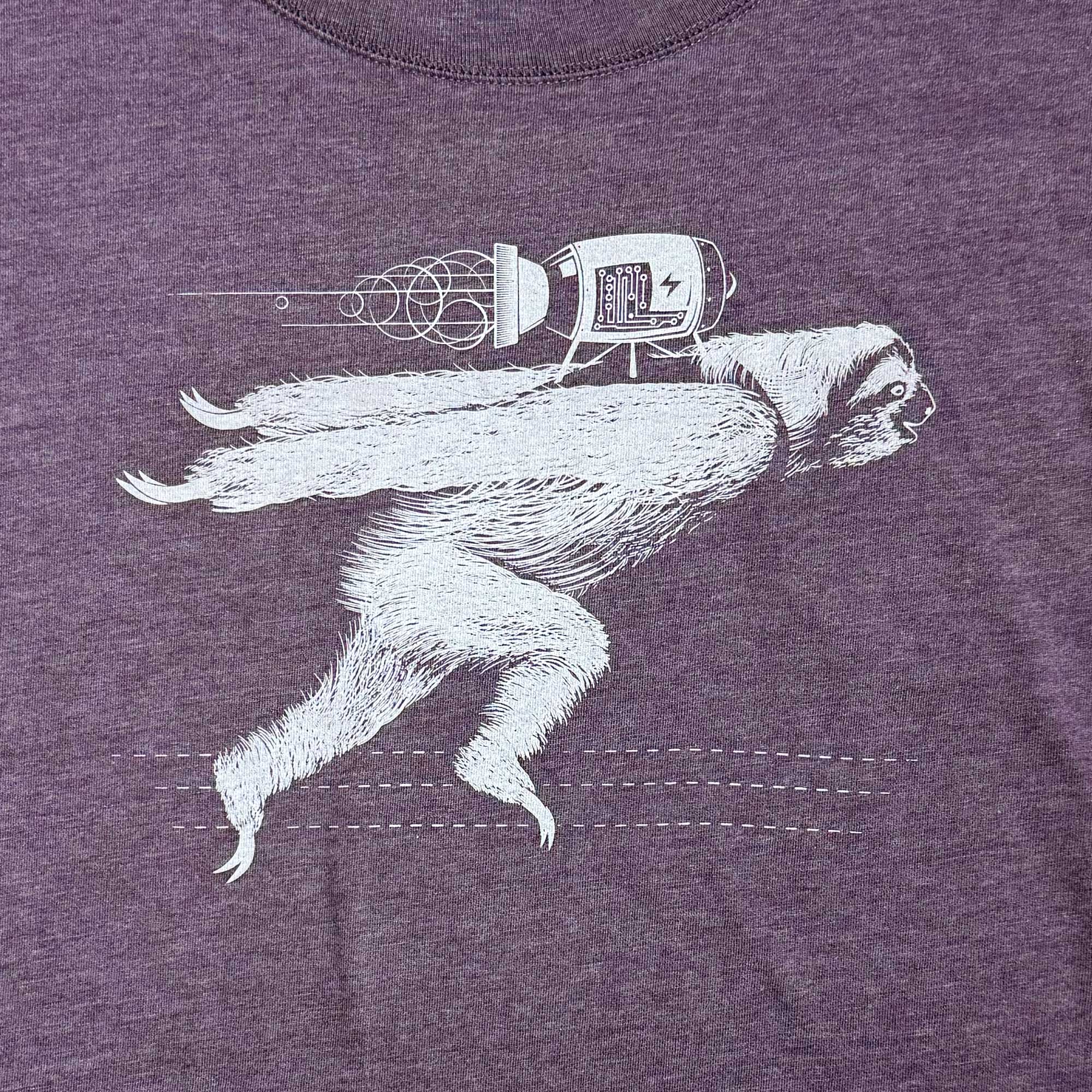 Turbo Sloth on womens loose fit graphic t-shirt