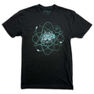 Cat ion graphic t-shirt in black - unisex tee by Story Spark