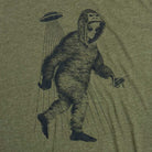 Alien in Bigfoot costume graphic tee - STORY SPARK