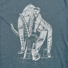 Techy Mammoth Graphic T-shirt for Geeks