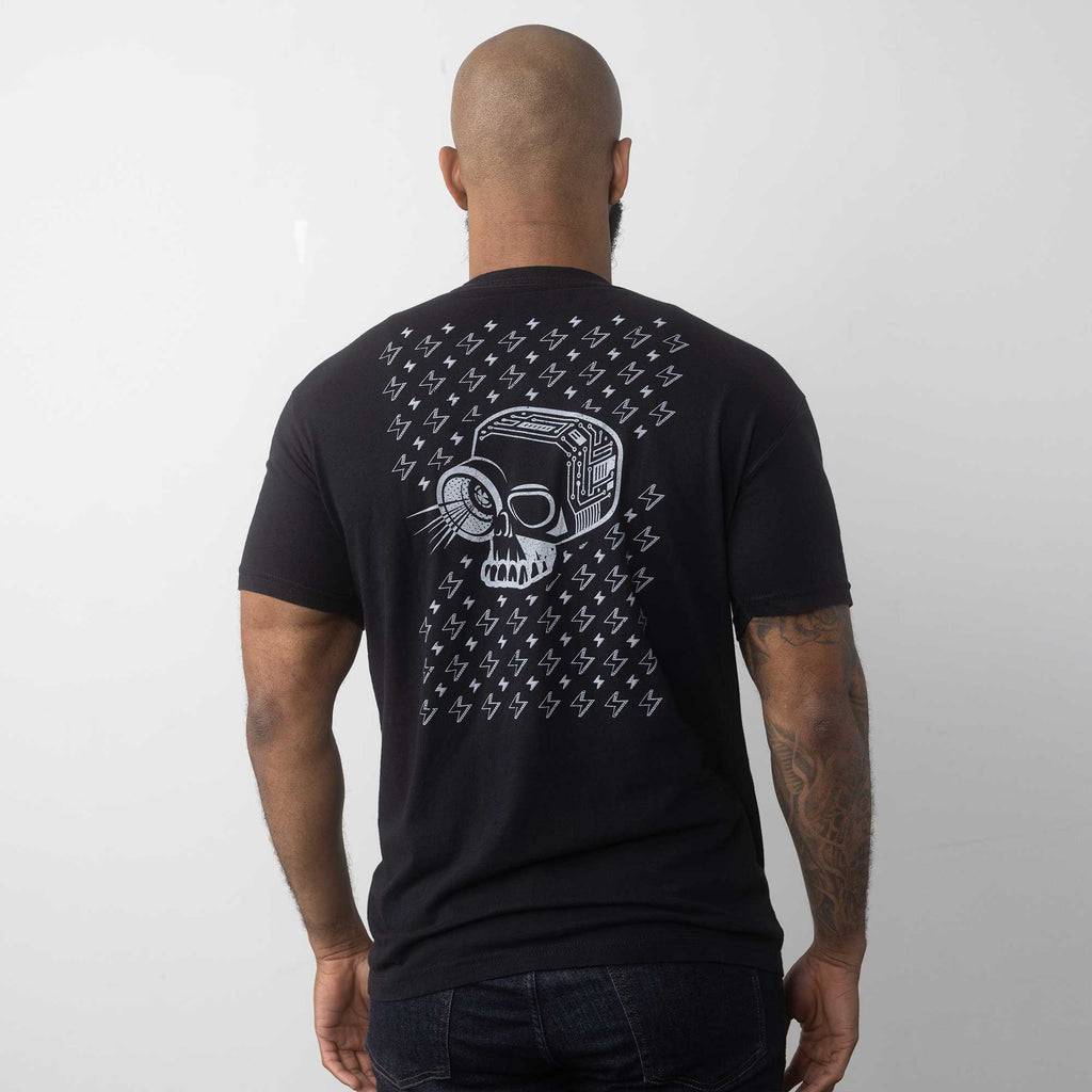Techy Skull Graphic Tee for Engineers