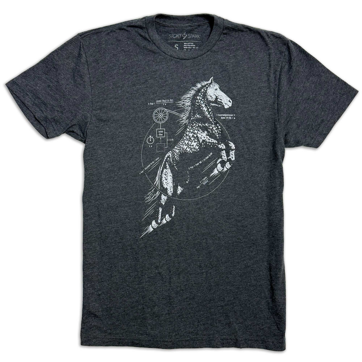 Horse Power Graphic T-Shirt – Untamed Power & High Performance 