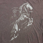 Horsepower graphic depicting horse made of lightning bolts and equations - graphic t-shirt for engineers