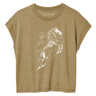 Horse Power Womens Graphic T-shirt by STORY SPARK