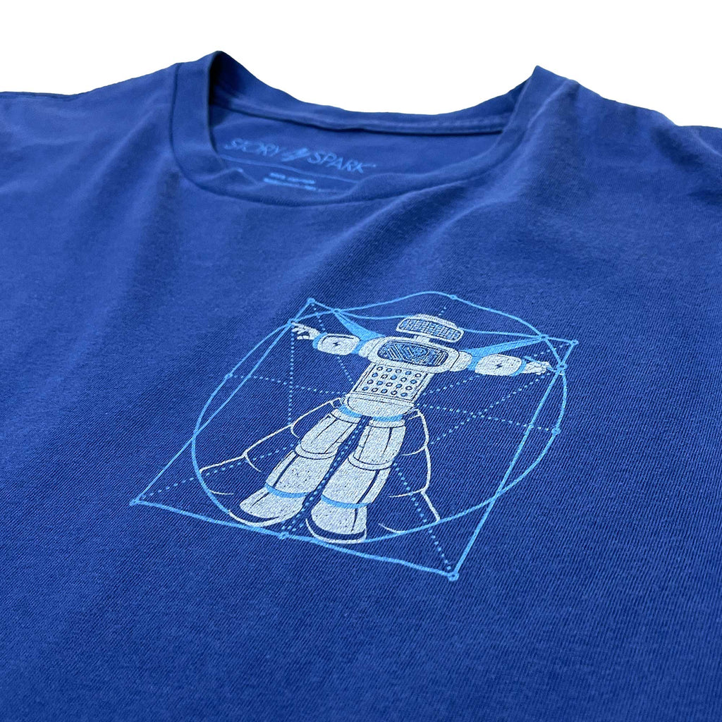 DaVinci Robot Graphic T-shirt - Art and Tech - STORY SPARK