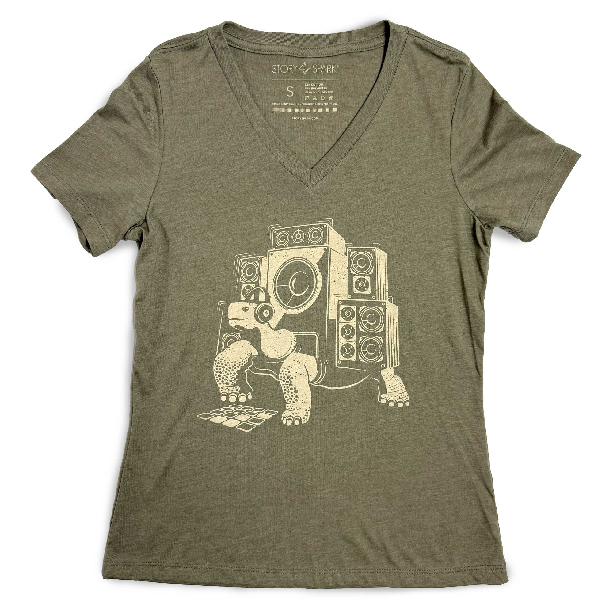 Stereo Tortoise Graphic T-shirt for Women