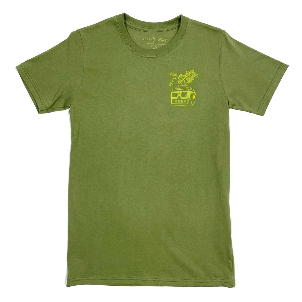 Solar Plant Sustainable T-shirt-STORY SPARK