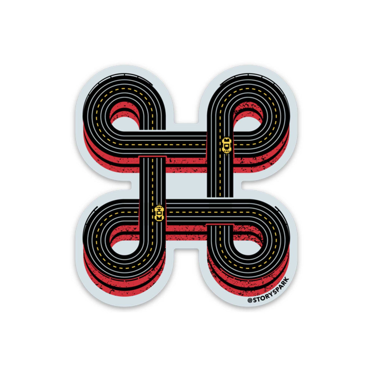 Cmd Racing Logo Command key racing car vinyl sticker for slot car racers and techies ...