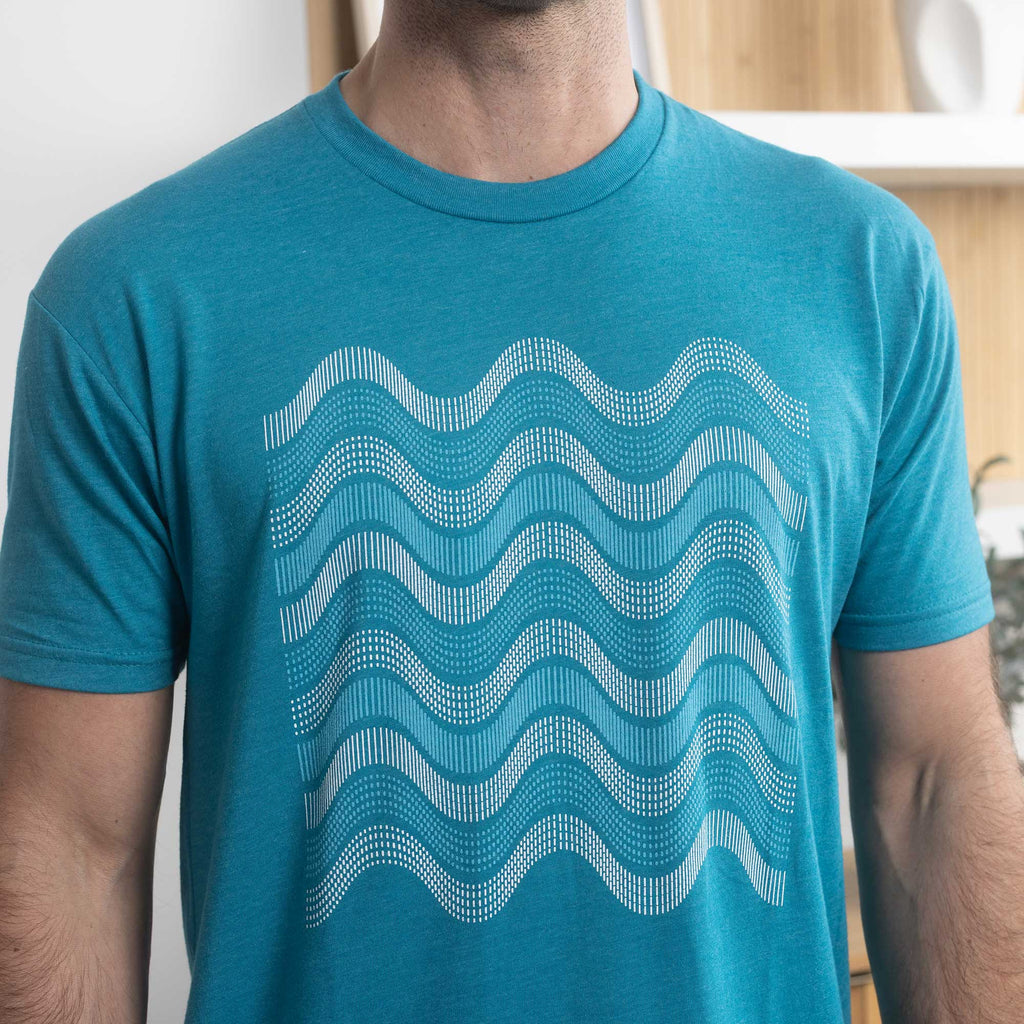 Data Streams Graphic T-shirt - Data Visualizations Tee by STORY SPARK