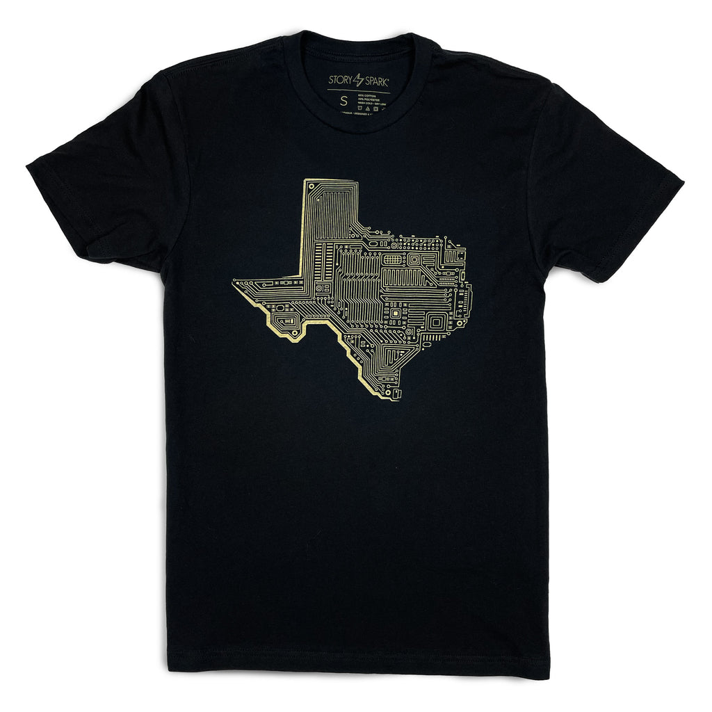 Texas State Graphic t-shirt for Engineers and Geeks