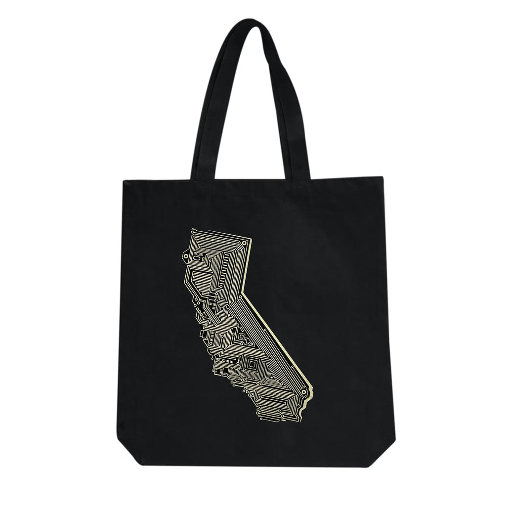 Cali Tech Tote Bag - California gift for engineers