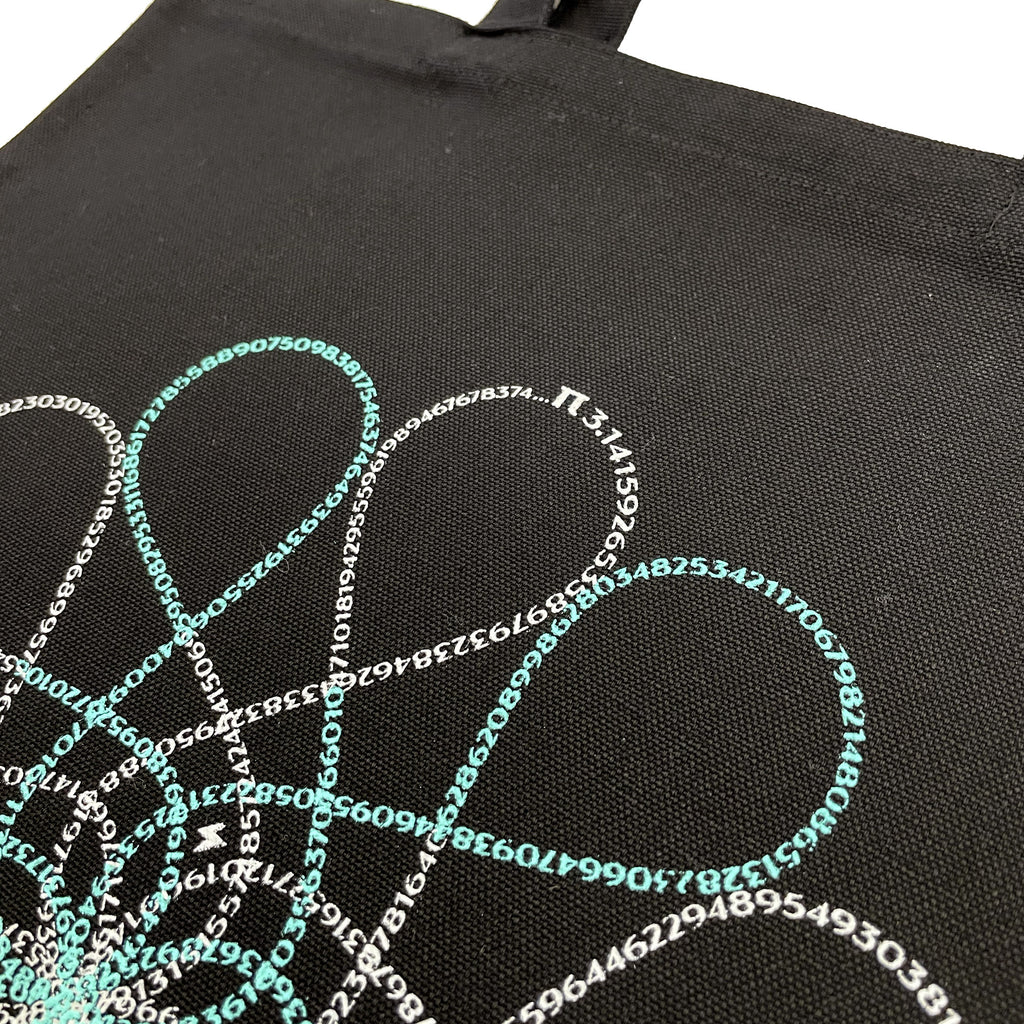 Infinity Pi Tote Bag for Pi Day by STORY SPARK