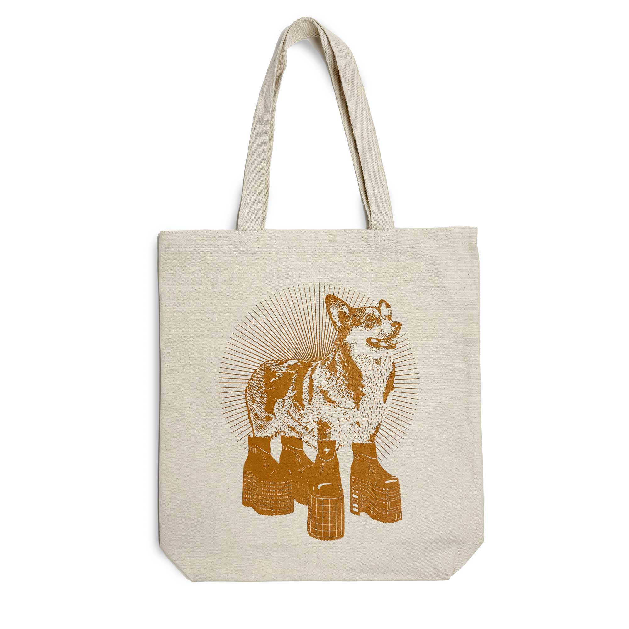 Funny Corgi Tote Bag