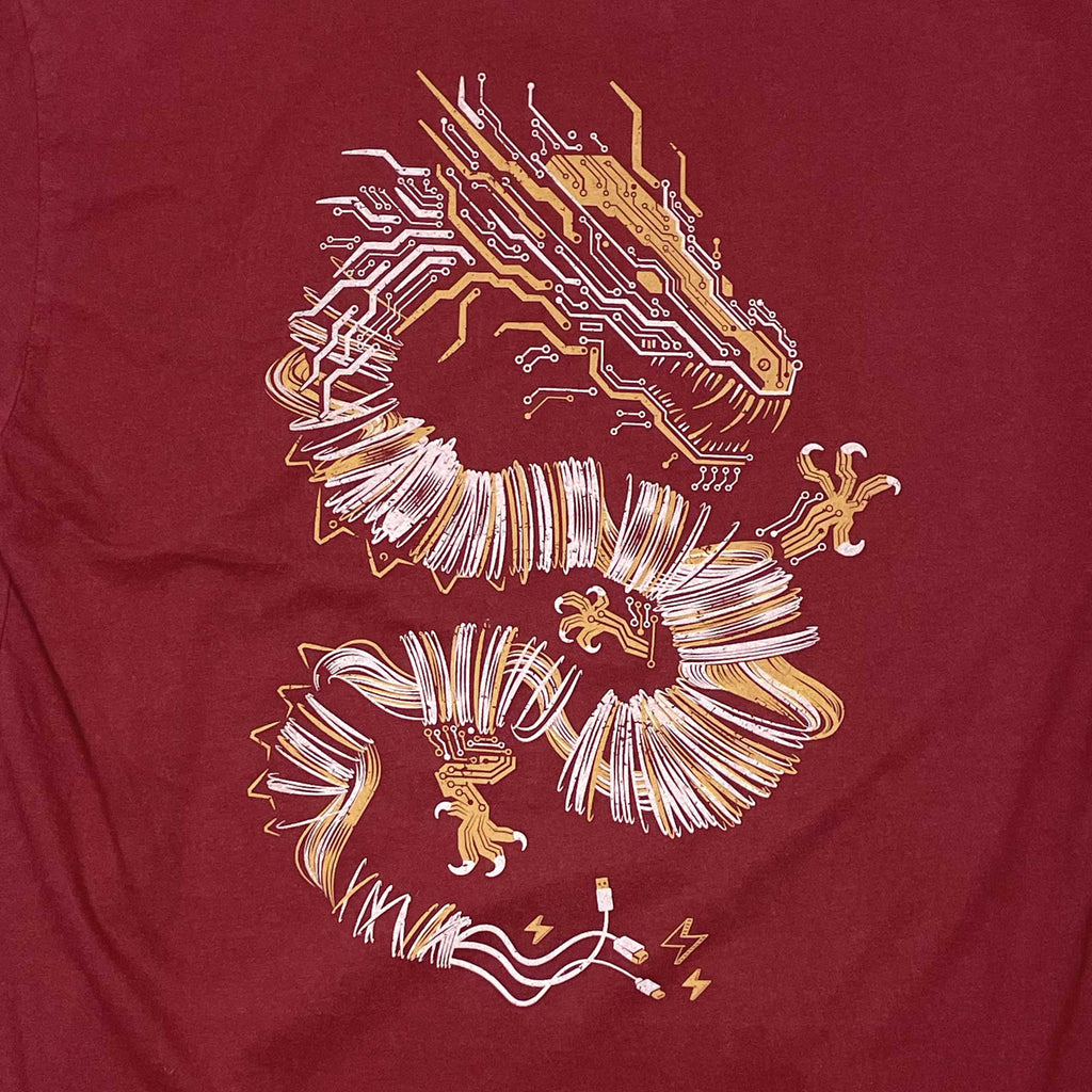 Volt Dragon Graphic T-shirt by STORY SPARK