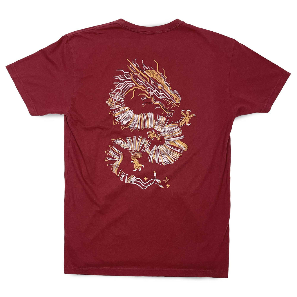 Volt Dragon Graphic Tee for Engineers and Geeks