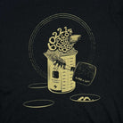 STORY SPARK graphic t-shirt with Whack a Mole chemistry design, mole made of 6.022 x 10²³ and beaker illustration