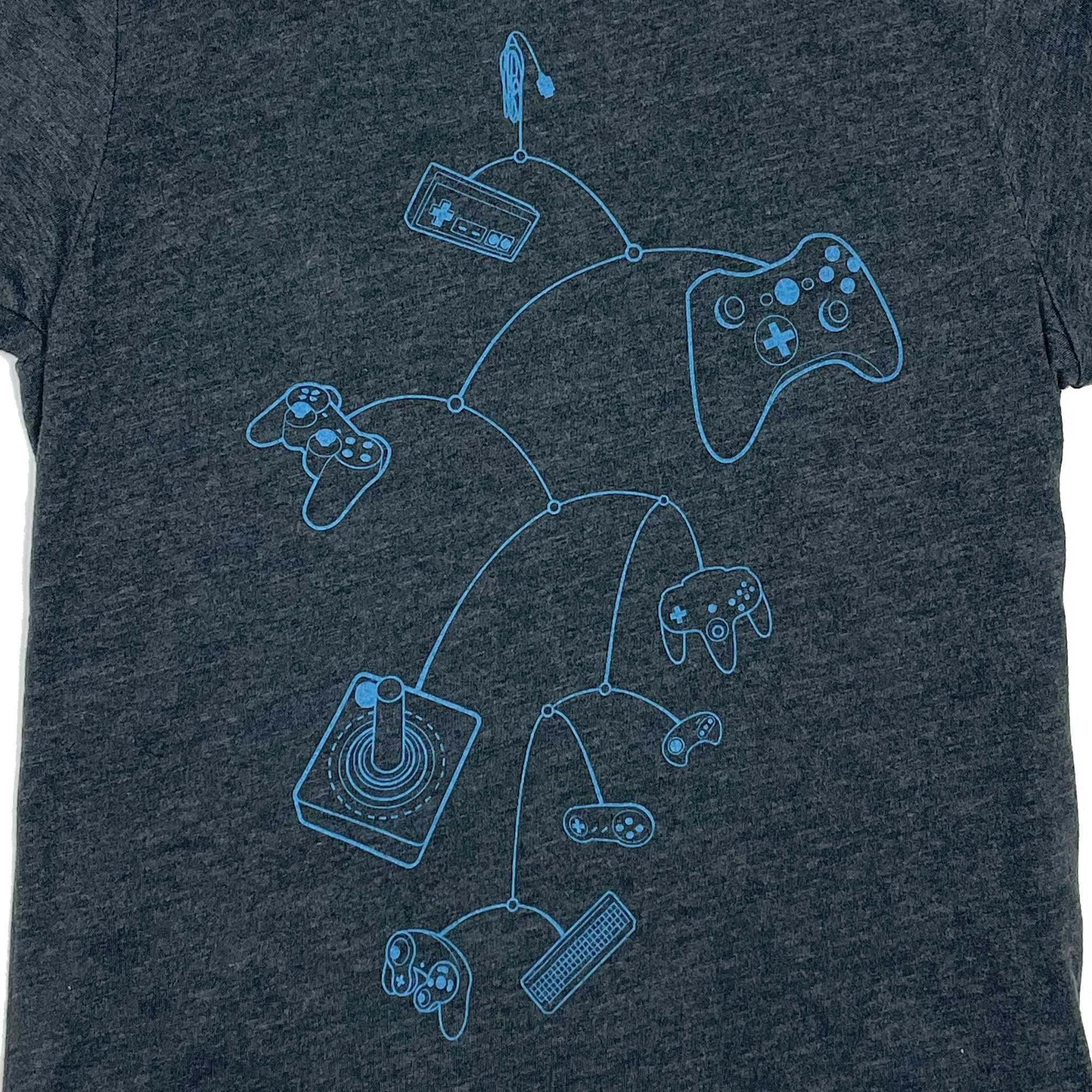 Mobile Controls Kids T-Shirt-STORY SPARK