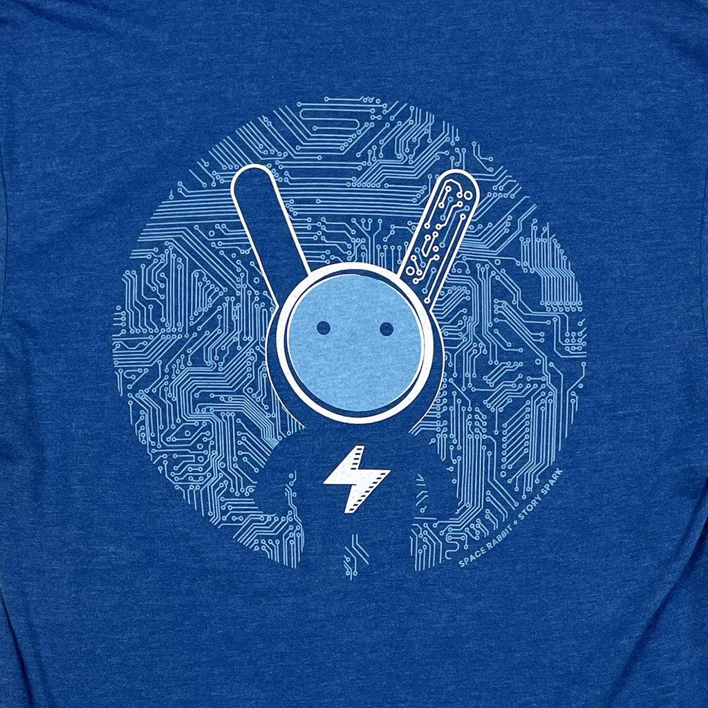 Power Up (Space Rabbit) T-shirt-STORY SPARK