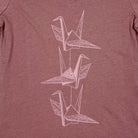 Orizuru Origami Cranes Womens T-shirt-STORY SPARK