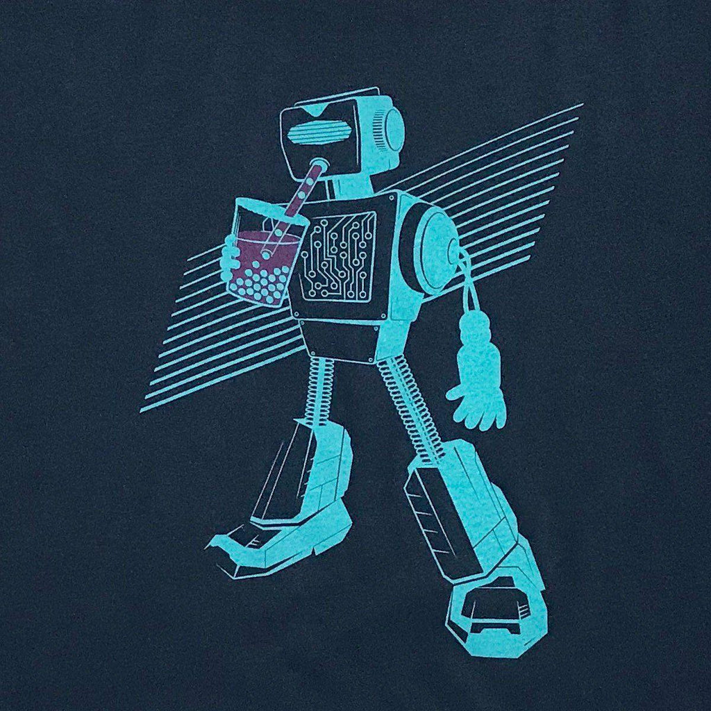Boba Bot Womens t-shirt by STORY SPARK