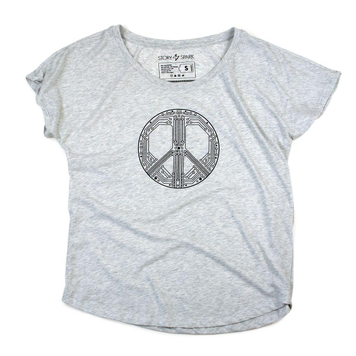 Smart Peace Dolman Shirt-STORY SPARK