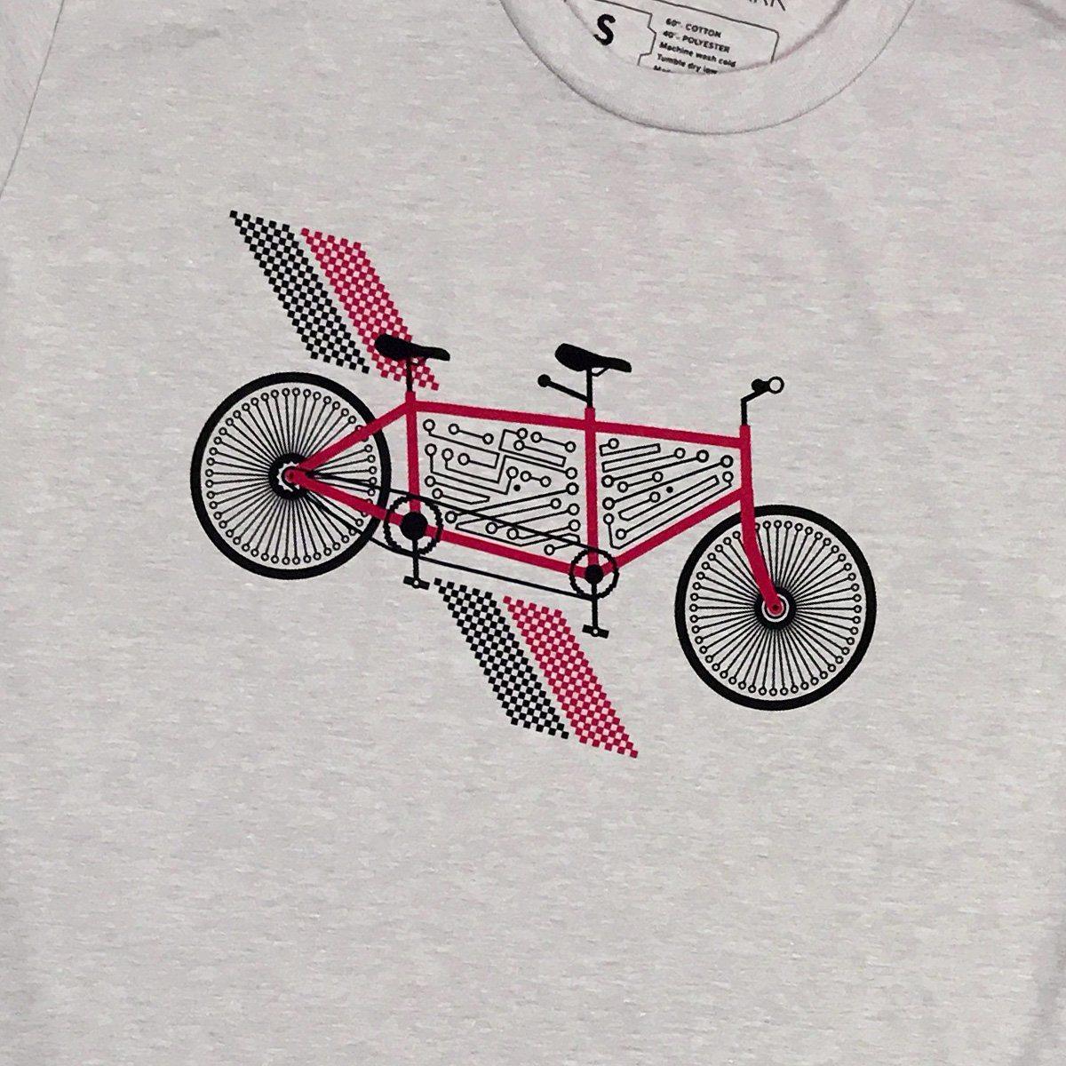 Tandem Bicycle T-Shirt-STORY SPARK