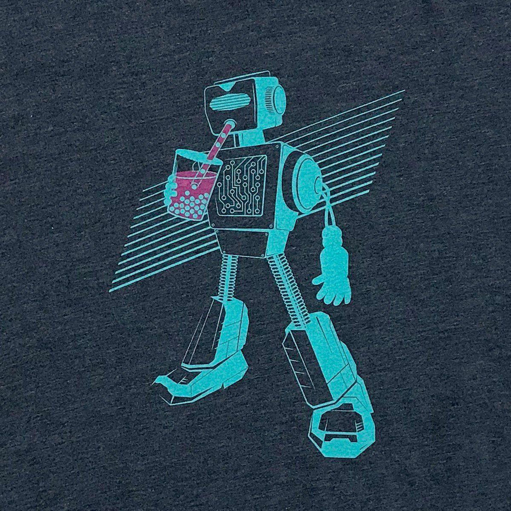 Boba Robot graphic Tshirt for robot and boba lovers