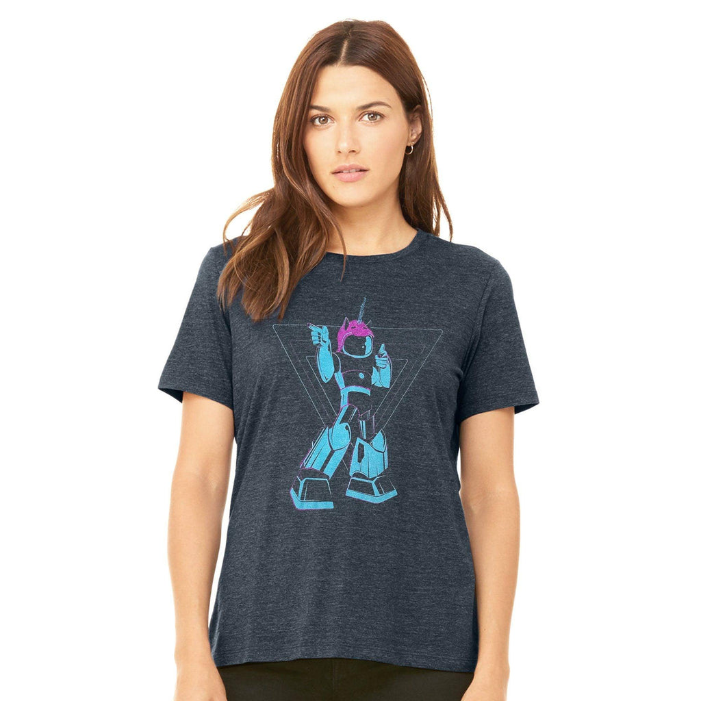 Cosplayer Bot Womens T-shirt-STORY SPARK