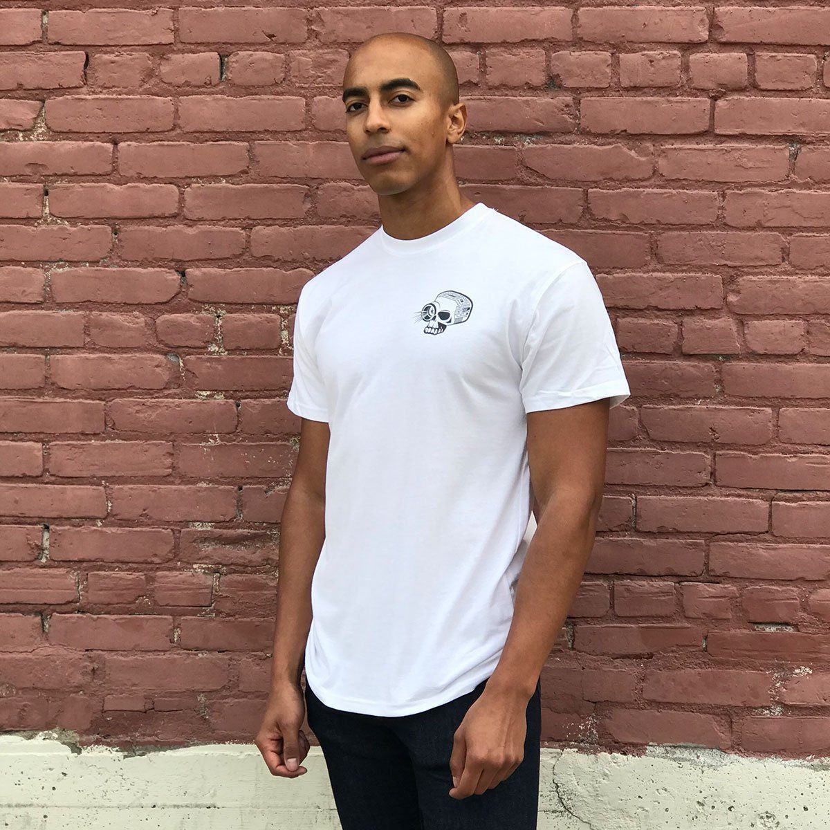 Focus T-shirt (White)-STORY SPARK