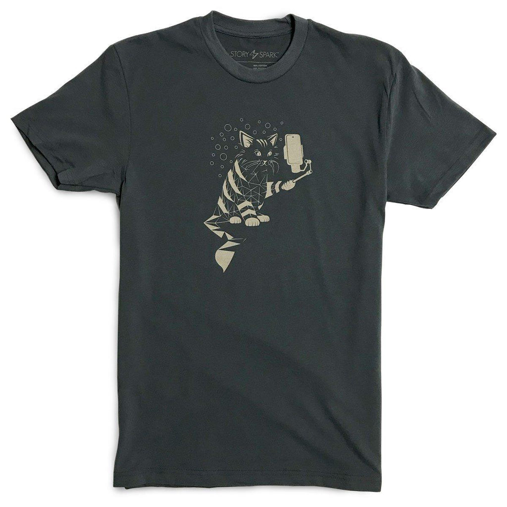 Snap Cat T-shirt-STORY SPARK
