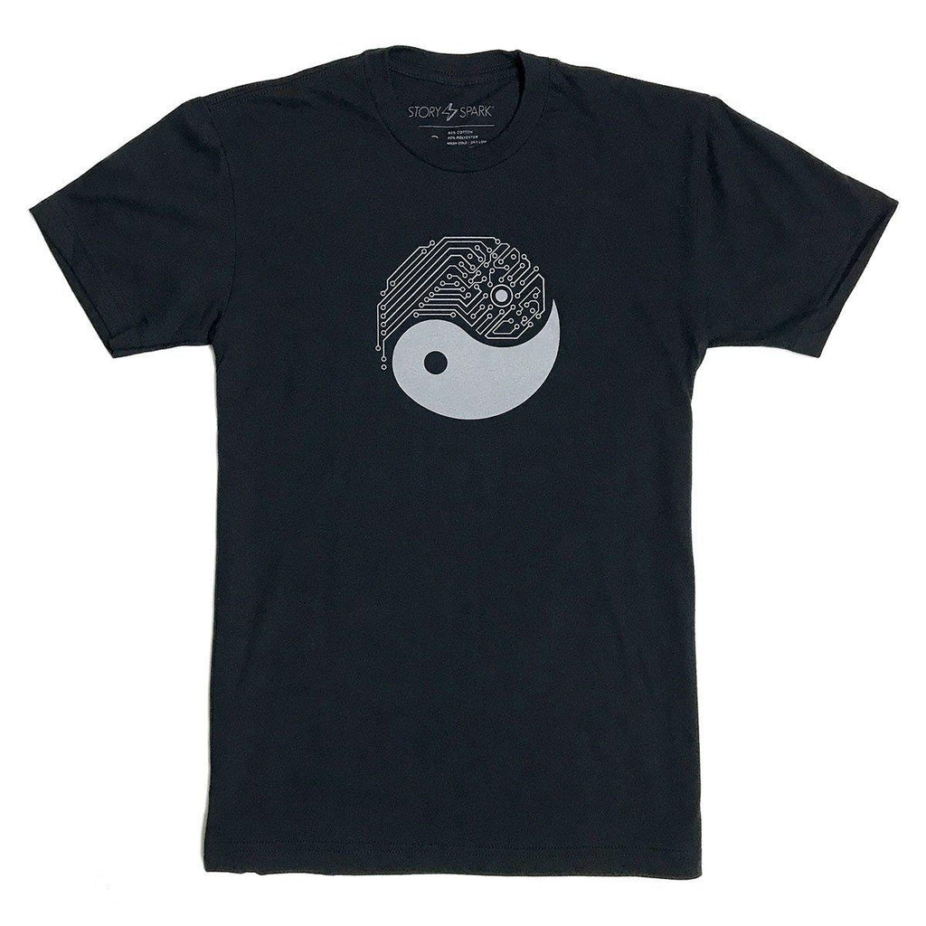 Yin Yang Tech T-Shirt-STORY SPARK