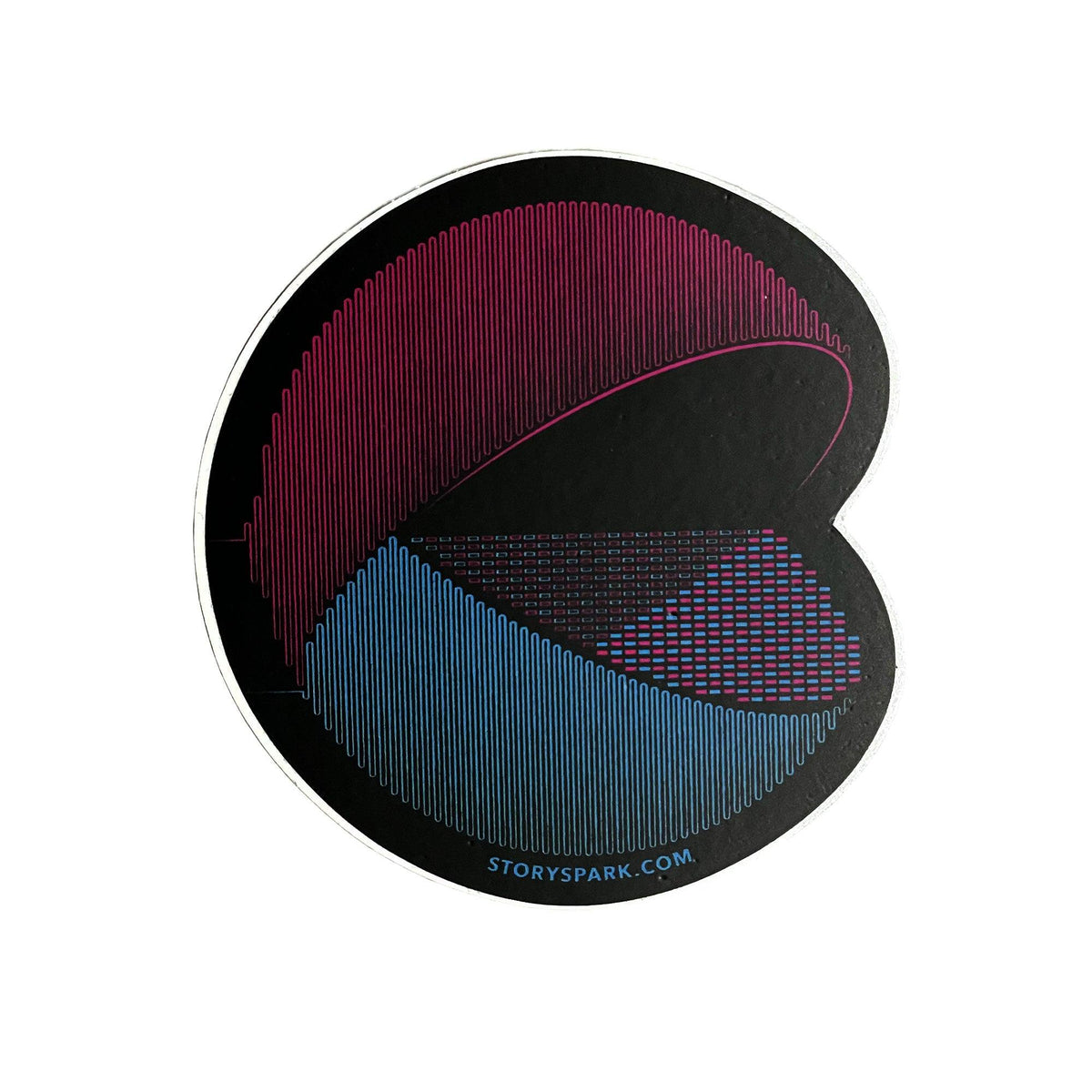 Soundwave Pac Man Vinyl Sticker-STORY SPARK
